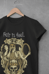 Bio-Baumwoll T-Shirt Macbeth "Fair is Foul" - Vestes non Verba
