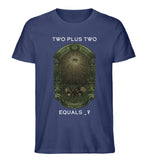 Bio-Baumwoll T-Shirt 1984 "Two Plus Two" - Vestes non Verba